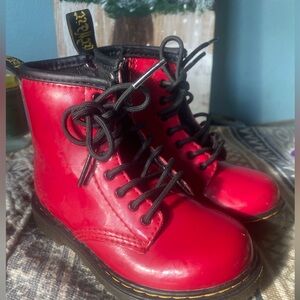 Dr. Martens Kids Red Boots